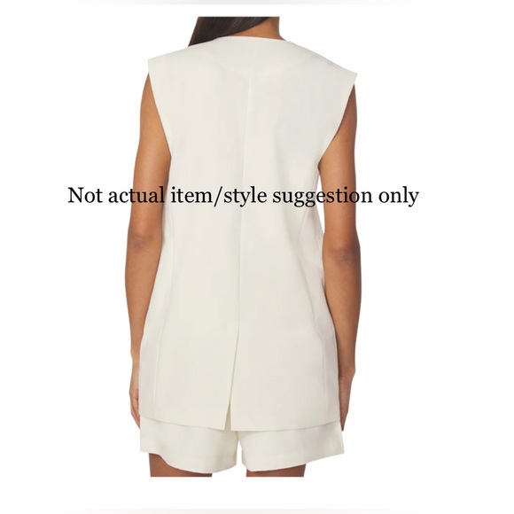 Oversized relaxed vest - Picture 9 of 10